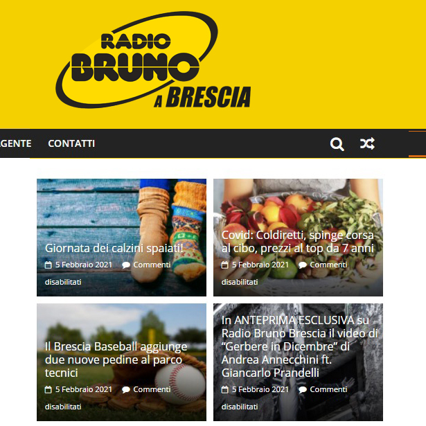 Anteprima esclusiva video del 5 Febbraio 2021  su Radio Bruno (Brescia)  https://www.radiobrunobrescia.it/2021/02/05/in-anteprima-esclusiva-su-radio-
